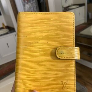 Louis Vuitton Yellow Epi Leather Card Holder